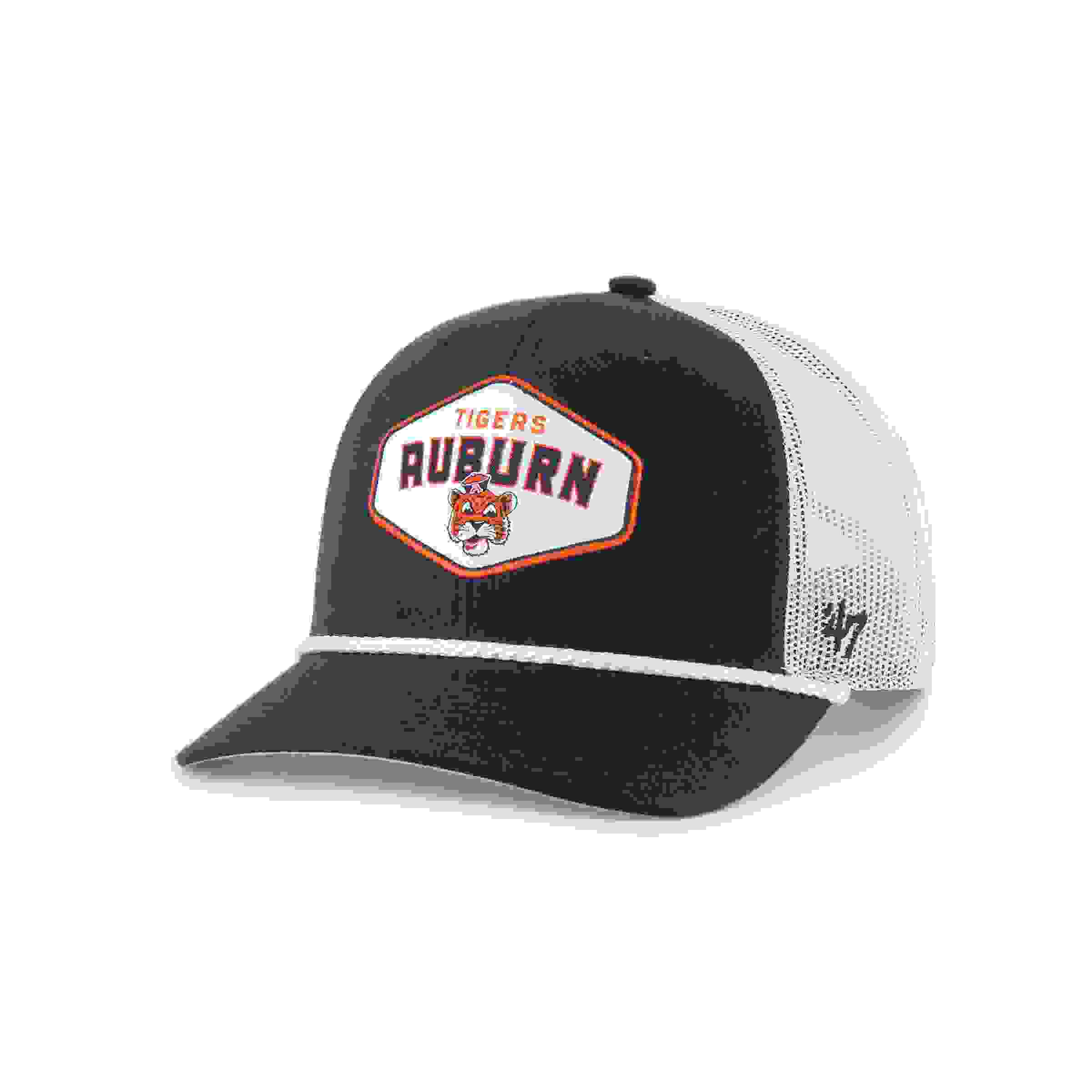 47 Auburn Tigers Ace Out Navy Trucker Snapback Hat